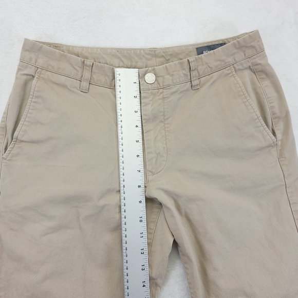Bonobos Chino Pants Men's 32x32 Tan Flat Front Slash Pocket Cotton Casual - Picture 6 of 10